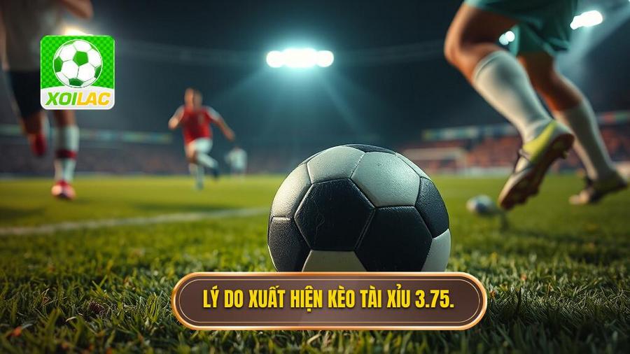 2. Lý do xuất hiện kèo tài xỉu 3.75.