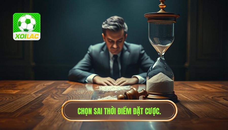 Chọn sai thời điểm đặt cược